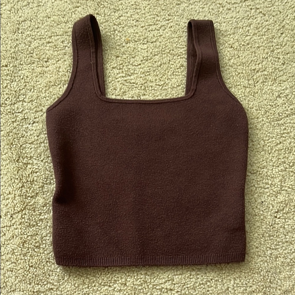 Abercrombie & Fitch Brown Knit Women's Top